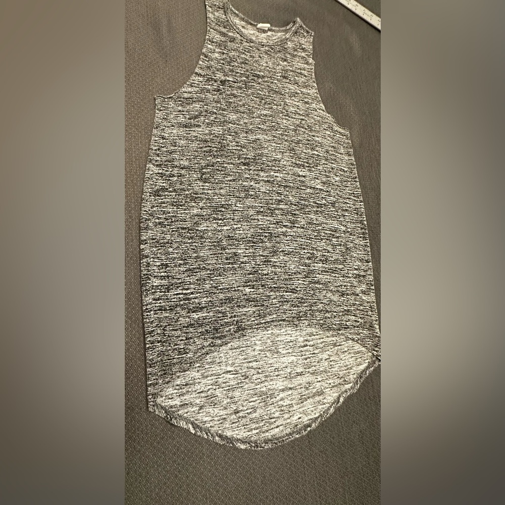 Wild Pearl Gray Women's high low long tank top